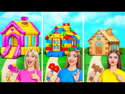 One Colored House Challenge | Funny Challenges by Multi DO Smile