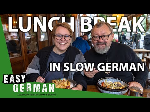 Our Lunch Break in Slow German | Super Easy German 265