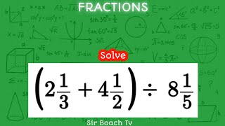 Fraction @Sirboach #MathsMadeEasy