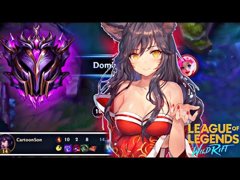 My AHRI is Dominating 🥰 in master lobby | league of legends wild rift