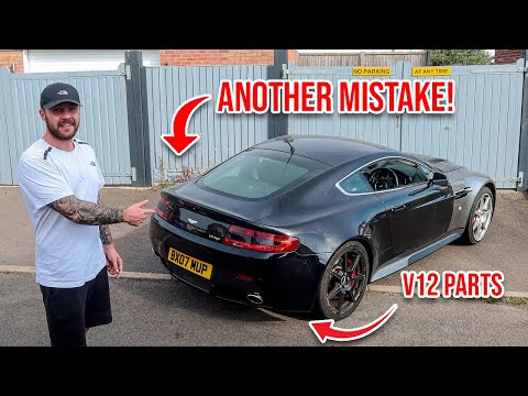 REPAIRING MY CRASHED ASTON MARTIN V8 VANTAGE WITH V12 PARTS