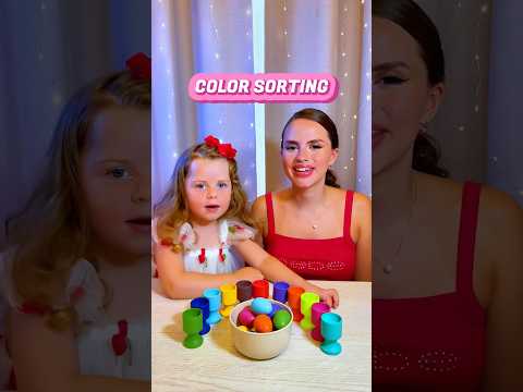 Color Sorting for Toddlers | Educational Activities for Toddlers #shorts