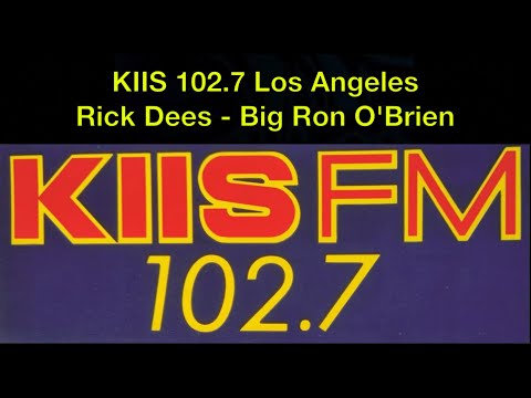 KIIS 102.7 Los Angeles - Rick Dees - Big Ron O'Brien - March 1983 - Radio Aircheck