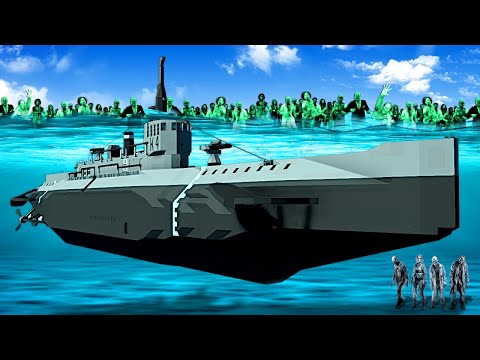 Zombie Survival in a SUBMARINE! (Stormworks)