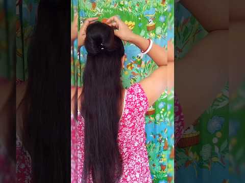 Easy Bun Hairstyle || hairstyle for long hair #shorts #youtubeshorts #viral #hairstyle #easy #bun