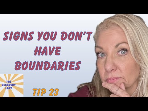 Signs you struggle with Boundaries.