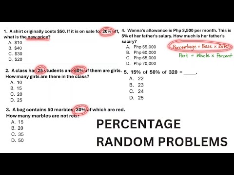 Percentage Random Problems