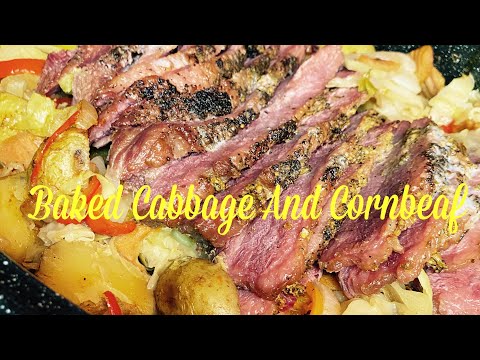 SOUTHERN BAKED CABBAGE & CORNEDBEEF RECIPE @cookingwithjudycaldwell6376