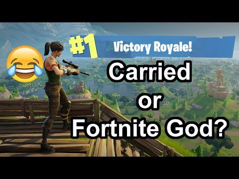 First Fortnite Win! Goat at Fortnite?