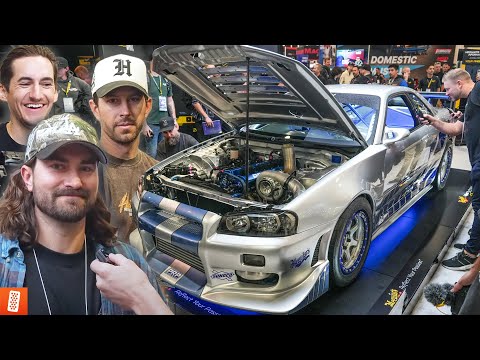 People at SEMA React to Our (Fast & Furious) R34 Skyline!