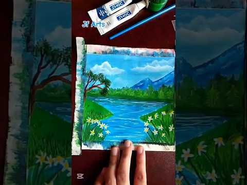 Poster color painting 😍 #shortvideo #painting #art