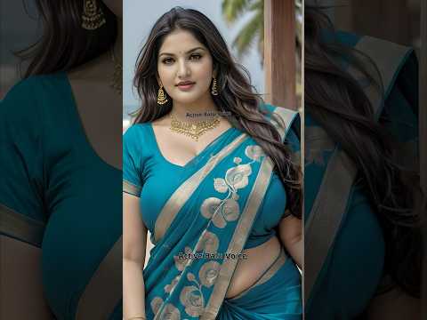 4K Ai Art Indian Lookbook Model | Plus Size #saree #ytshorts