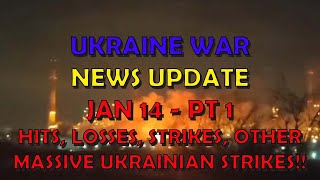 Ukraine War Update NEWS (20250114a): Pt 1 - Overnight & Other News - Massive Ukrainian Strikes!!