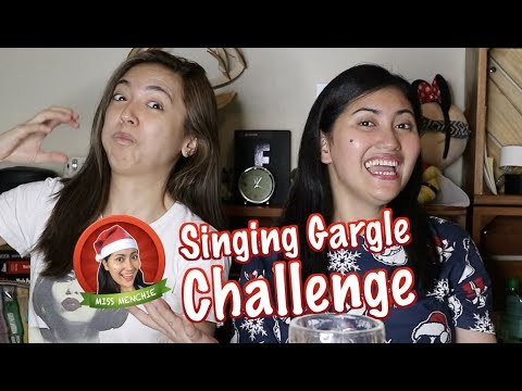 SINGING GARGLE Feat Inday Crisha Uy! (Christmas Challenge #4) | Miss Menchie