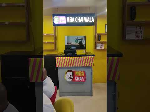 #MBA Chai Wala Outlet In #Noida Sector 18 #mbachaiwala #shorts