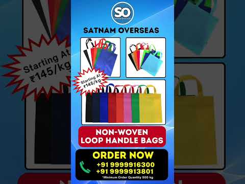 Non Woven Carry Bag Manufacture D Cut Bag Wholesale Price |9999916300 #bag #nonwovenbags #bagfactory