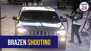 WATCH: Brazen shooting at Caltex garage in Delft, Cape Town