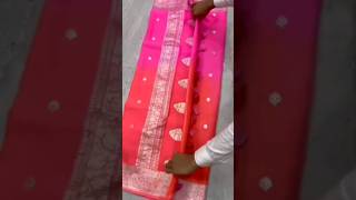 Pure Banarasi Khaddi Chiffon Saree Handloom Made 7524931212 #bridalsarees #youtubeshorts #trending