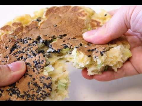 #27 不沾手的烙餅食譜! 無需揉麵團/ 蔥花厚烙餅Non-stick pancake recipe! No-knead dough/scallion pancakes 【黃子橙Zicheng】