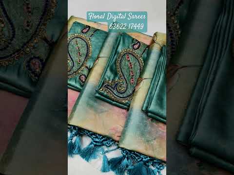 Floral Digital Sarees # yt shorts # shorts - Part 2