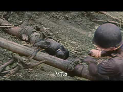 WW2 COLORIZED! WW2 Battles! US ARMY US Marines Attacked In Tents @ Dawn by Japs! Okinawa, Iwo Jima…