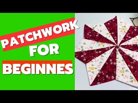 Patchwork sewing projects: This project was amazing for beginners