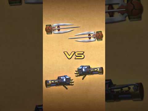 Monk's katar Vs Pneumo fists | which one is the best? 🤔 #shorts #shadowfight2