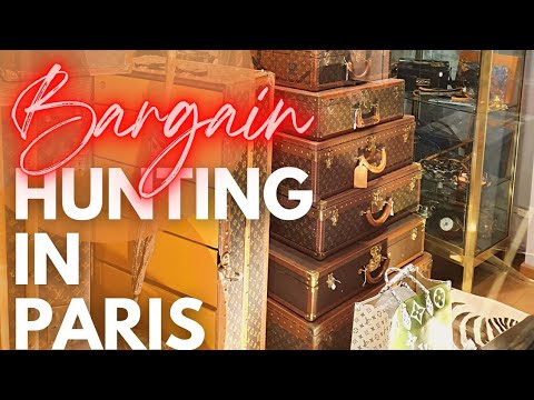 BARGAIN HUNTING IN PARIS LARGEST ANTIQUE MARKET ft Chanel, Hermes, Louis Vuitton! (Silent Vlog)