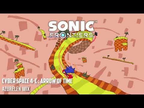 Sonic Frontiers - Cyber Space Arrow of Time (But The Art is Done in MS Paint) | Azurelen Mix