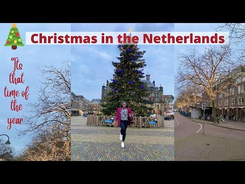 Christmas in Delft Netherlands - Really Magical!!! Exploring Delft City Center, Delft Mall and More.