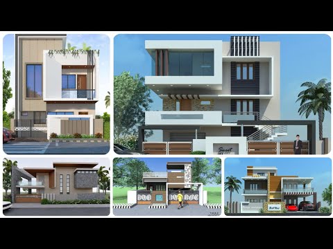 🔝100 Most Beautiful House Front Elevation Design Ideas | 🏡 Modern House Exterior Designs Idea's