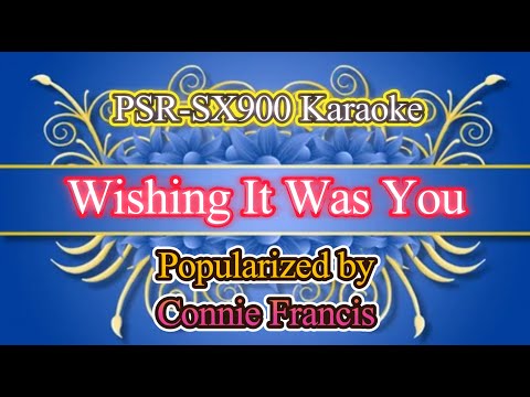 Wishing It Was You - Connie Francis Video Karaoke