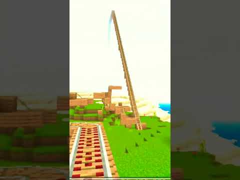 This rollercoaster track is amazing #minecraft #ytshorts #workinggamer #youtubeshorts #shorts #viral