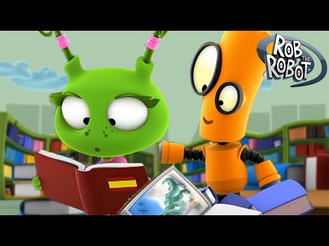 Learn Spanish with Rob and Friends at Language Planet! 📖 | Rob The Robot | Preschool Learning