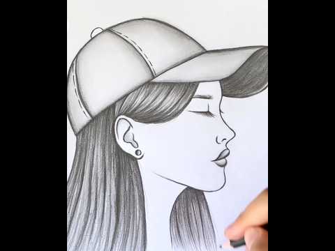 Beautiful girl drawing #drawing #pencilart #girldrwaing #easydrawing #fyp #shorts