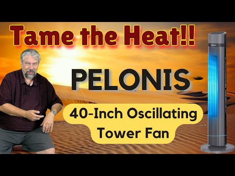 Pelonis 40-Inch Oscillating Tower Fan -- REVIEW