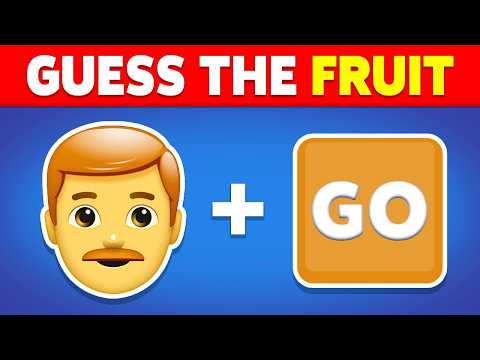 Guess The Fruit By Emoji? 🍎 60 Levels Emoji Quiz