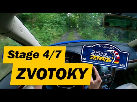 WRC Central European Rally 2023 | Stage 4/7 Zvotoky | POV Recce