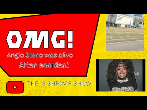 New video suggest Angie stone was still alive after the accident today on the show #angiestone