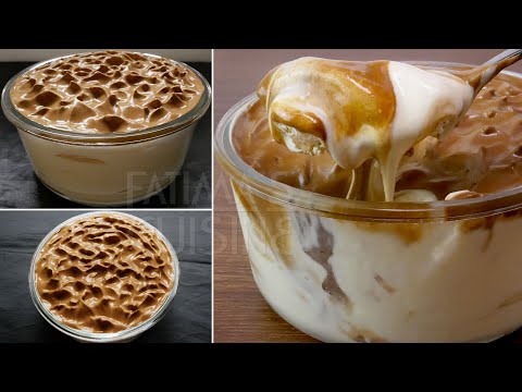 Dalgona Coffee Dessert Recipe | Marie Biscuit Dessert | Condensed Milk Dessert