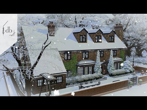 The Perfect Festive Family Home | The Sims 4 Speed Build