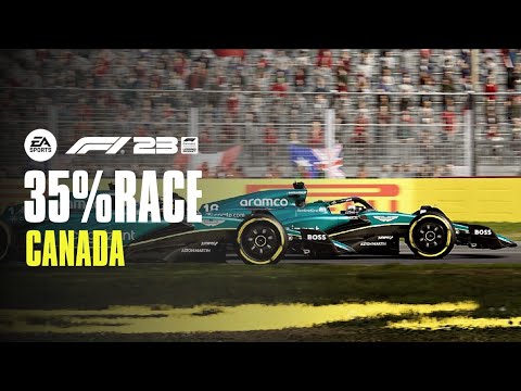 F1 23 Gameplay Canada 35% Race Lance Stroll