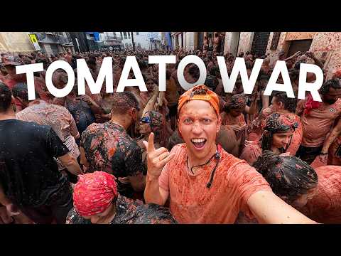 I Survived The Worlds Largest Food Fight (La Tomatina)