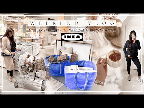 WEEKEND VLOG | AUTUMN IKEA NEW IN, NEW CAR & AUTUMN HAULS!