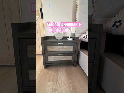 Affordable and modern nightstands!  Follow me on TT @katiejohnson751 #modernhome #aesthetic #trend