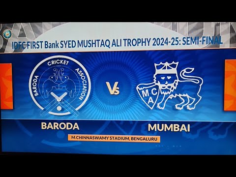 IDFC FIRST bank SYED MUSHTAQ ALI TROPHY 2024-25 SEMI-FINAL HIGHLIGHTS