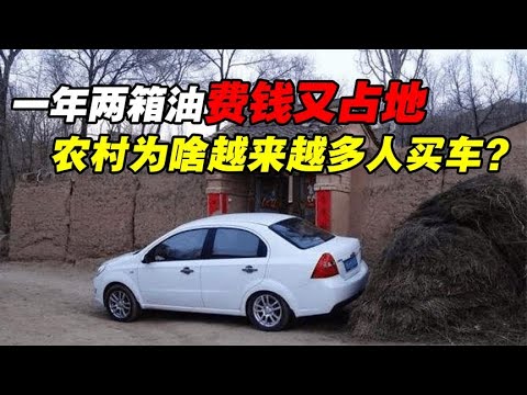 农村为什么越来越多人买车？一年两箱油费钱又占地，有必要吗？