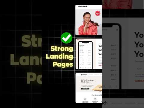 How to create strong landing pages for your ecommerce store