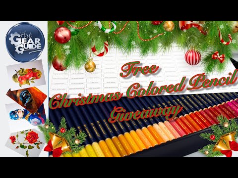 Free Colored Pencil Christmas Giveaway, Global Giveaway For Christmas 2024