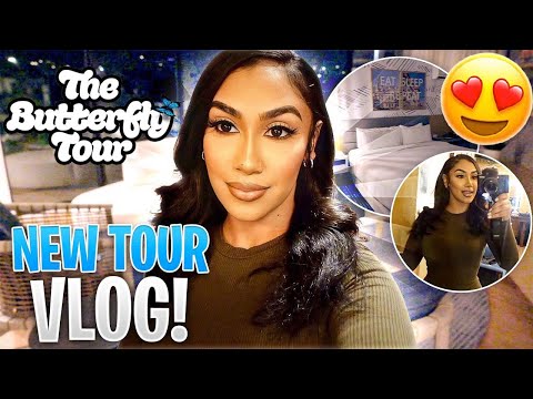 MY FIRST 2021 Butterfly Tour Vlog🦋 (TOUR LIFE + NEW CAMERA + ROOM TOUR)